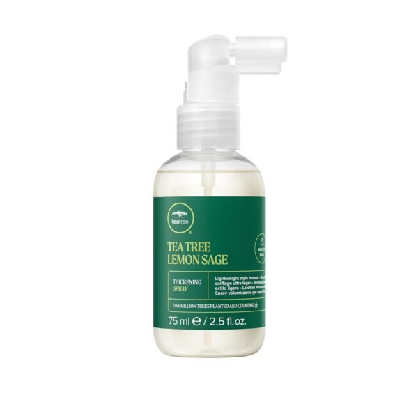 Tea Tree Lemon Sage Thickening Spray, Builds Body + Boosts Volume, For Fine Hair - Image 2