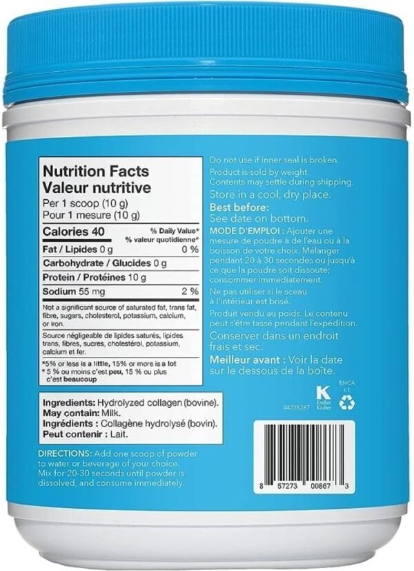 Vital Proteins Unflavoured Collagen Peptides, 567 GR - Image 3