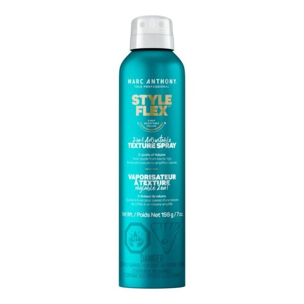 Marc Anthony Texture Spray for Women & Men, Style Flex 2-in-1 Adjustable Texturizing Spray - Low to High Volume Styling Spray for Defined, Thicker & Fuller-Looking Hair Style, 7 oz - Image 2