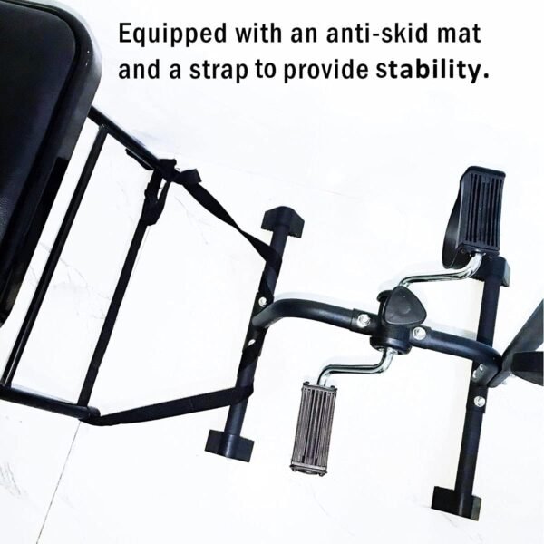 Pedal Exerciser Bike Hand Arm Leg and Knee Peddler Adjustable Fitness Equipment for Seniors, Elderly Home Pedal Exercise Bike for Total Body, with Gift Box - Image 7