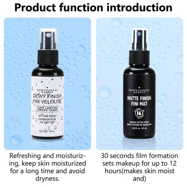 Kaely 2IN1 Hydrating Setting Spray for Face,Primer Face Makeup Matte Dewy Finish,Waterproof Setting Spray for Makeup Long Lasting,Oil Control,maquillaje Up To 16 Hours,Vegan & Cruelty-Free - Image 6