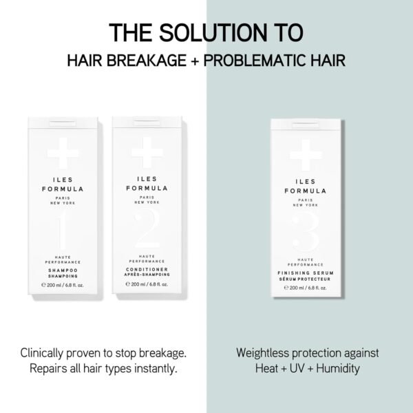 ILES FORMULA Haute Performance Finishing Serum – Style & Smooth Without Weighting Hair Down, Protects Hair from Heat, Humidity, UV Rays + Color Fade - 6.8 Fl Oz (200 ML) - Image 7