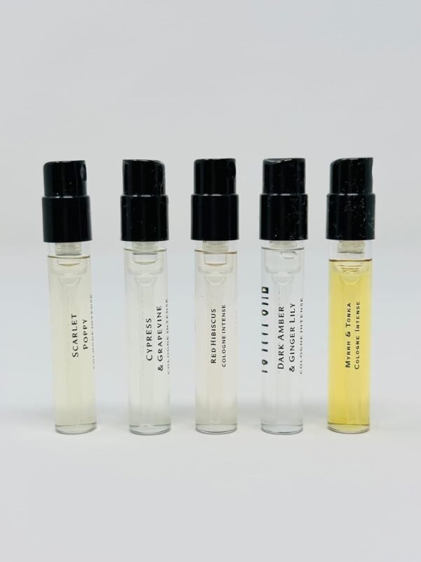 Jo Malone Set 5 London Fragrance Sample VIALS Different Scent 0.05oz/ 1.5ml each. Set INTENSE - Image 3