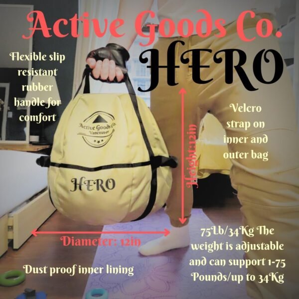 ActiveGoodsCo. Kettlebell Sandbag for fitness workout, different sizes 11Lb to 75lb. Visit to see the options - Image 9