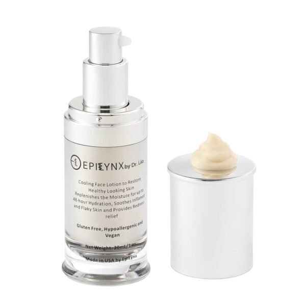 Vegan Illuminating Face Cream Moisturizer Lotion, Hydrating For Very Dry Sensitive Skin, Dermatologist Tested w/Hyaluronic Acid, Aloe Vera, Borage Oil, Peptides, Cruelty Free, By Dr. Liia (1) - Image 2