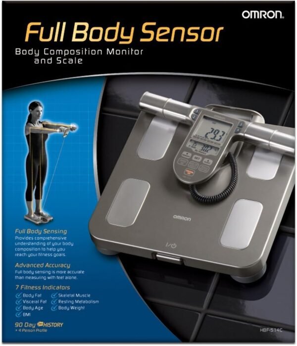 OMRON Body Composition Monitor & Scale – Track Skeletal Muscle Mass Loss/Gain, Weight (up to 330 pounds), Visceral Fat, BMI and More (Non-Bluetooth) - Image 5