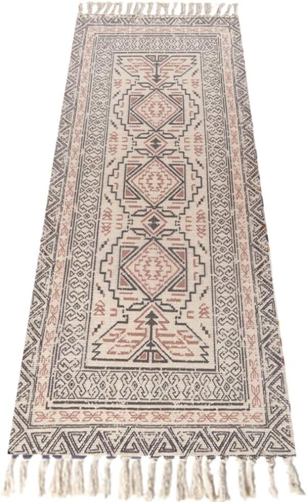 Cifupy Handmade Organic Yoga Mat made with Organic Cotton Yoga Mat - Non Slip Hand-Woven Foldable Yoga Rug Provides Excellent Comfort, Traction & Support for Indoor & Outdoor Use - 24 x 72 Inches - Image 2