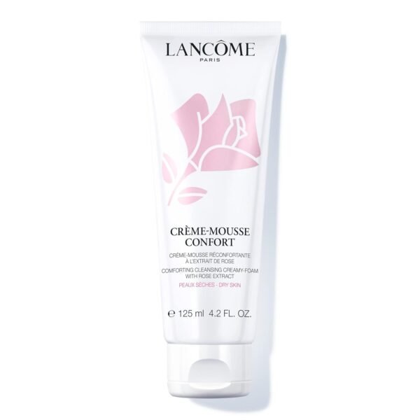 Lancôme Créme Mousse Confort Foaming Facial Cleanser - Comforting Cream Cleanser & Makeup Remover - With Rosehip Oil - 4.2 Fl Oz - Image 2