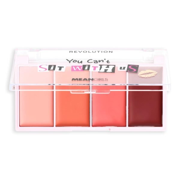 Revolution Beauty, Mean Girls x Revolution on Wednesdays We Wear Cream Blush, Four Blush Shades, Makeup Palette for Face & Cheeks, Vegan & Cruelty-Free, 2.12 oz - Image 2