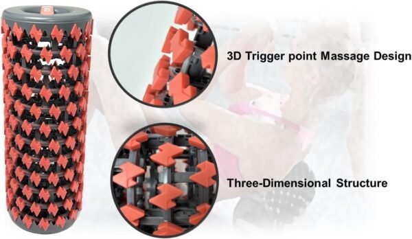 Collapsible Foam Roller for Exercise and Recovery (13 Inches), Easily Portable at 5.5 inches (Red) - Image 6