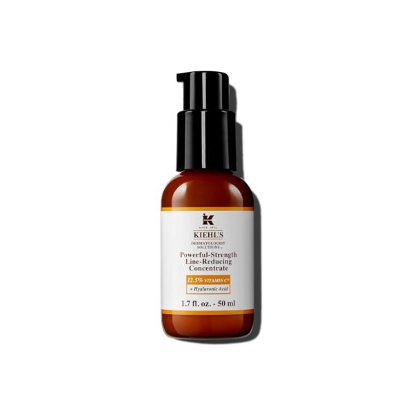 Kiehl's Powerful-Strength 12.5% Vitamin C Serum, Line-Reducing Concentrate for Face, Boosts Radiance & Firmness, Smooths & Plumps Skin, with Hyaluronic Acid, Dermatologist-Tested, Paraben-free - Image 2