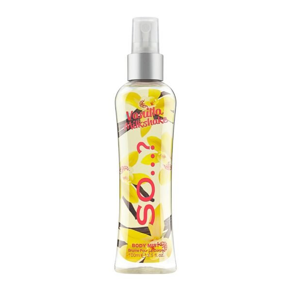 So...? Vanilla Milkshake Body Mist - Vanilla Perfume with Peach, Plum, Rose Notes - Ideal Gifts for Women - Long-Lasting Perfume for Women - 3.5 oz - Image 2