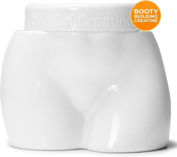One Sol Creatine for Women Booty Gain, All Natural Women's Creatine Powder with Creapure, Increase Lean Muscle Mass, Reduce Recovery Time, Promotes Brain & Bone Health (Unflavored, 100 Servings) - Image 4