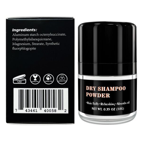 CNNY Dry Shampoo Powder for Hair Refreshing, Volumizing Powder for Root Fuller Looking Natural Hair, No White Residues, Non Toxic, Non-Aerosol, Travel Size Dry Shampoo for Men and Women 0.58 oz - Image 7