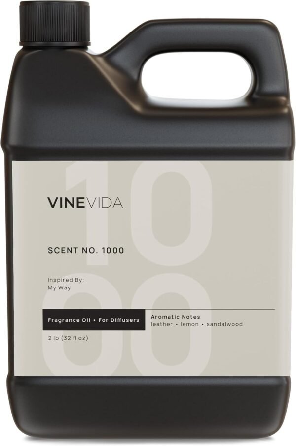 VINEVIDA [32 Fl Oz] Scent № 1000 Inspired by My Way Fragrance Oil for Cold Air Diffuser - Hotel Fragrance Diffuser Oil - Essential Oils for Diffuser Oil Refill & Air Freshener Room Spray - Image 2