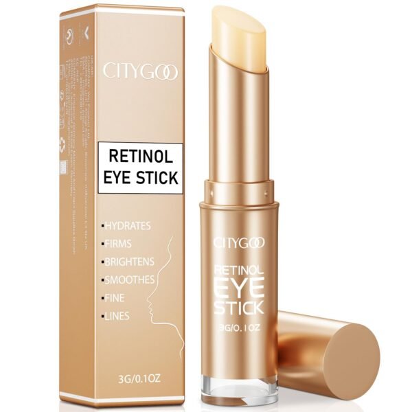 Retinol Eye Stick With Collagen, Hyaluronic Acid For Dark Circle, Wrinkles in 3-4 Weeks, Under Eye Cream Anti Aging, For Puffiness and Bags Reduces Fine Lines - Image 2
