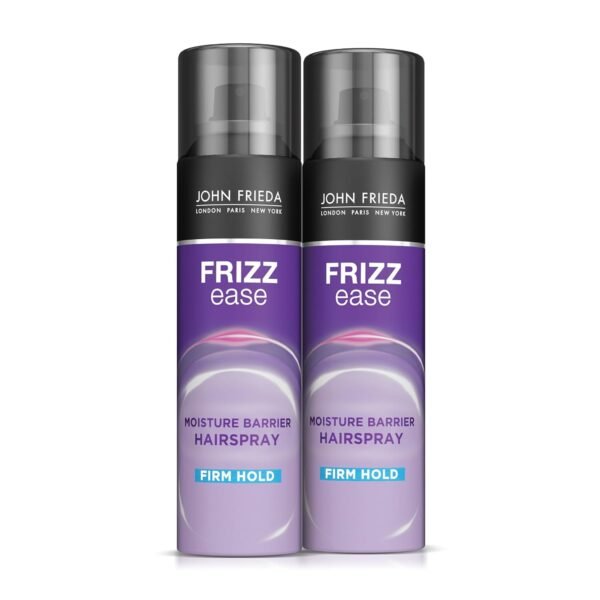 John Frieda Frizz Ease Moisture Barrier Hairspray, Firm Hold Hairspray, Seals Out Moisture, Blocks Frizz, Protects Against Heat, and Keeps Hair Straight with Long-Lasting Hold, 12 Oz, Pack of 2 - Image 2