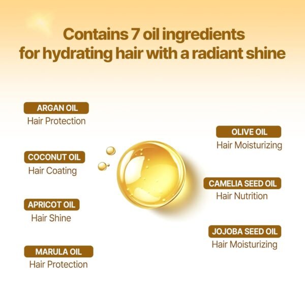 Mise En Scene Perfect Serum Original - Hair Oil for Frizzy & Dry Hair, Hydration and Nutrition Hair Essence for Damage Care, Korean Hair Care Product, Korean Hair Serum 2.71 Fl. Oz. - Image 4