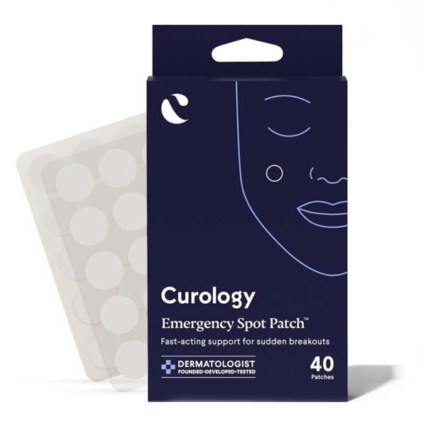 Curology Emergency Spot Pimple Patches for Face, Hydrocolloid Pimple Patches Fast-Acting Support, Spot Concealing and Oil Absorbing, 40 Count - Image 2