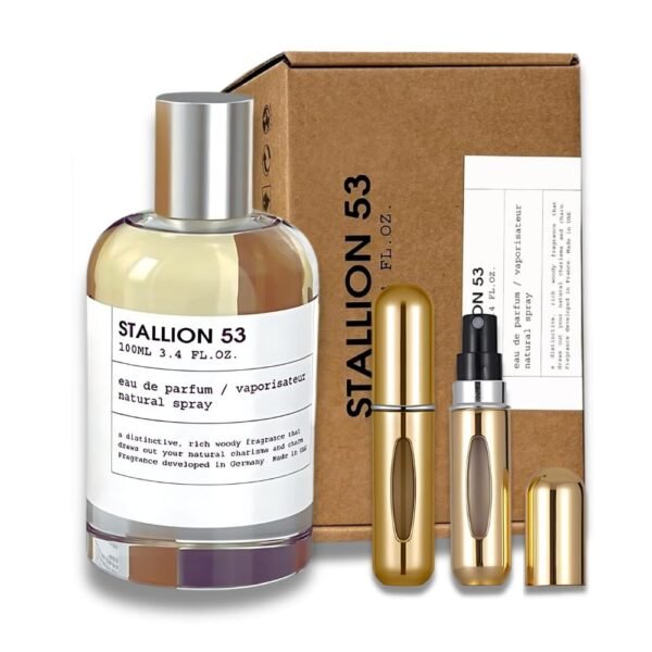 Stallion 53 Eau De Parfum 100ml/3.4oz Unisex | Luxury Empty Travel Perfume Atomizer Included | Herbal, Woody, and Earthy Scent for Men and Women - Image 2