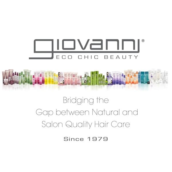 GIOVANNI 2chic Ultra-Revive Super Potion - Anti-Frizz Serum to Moisturize Dry, Unruly Hair, Enriched with Pineapple & Ginger, Works Great with Curly Hair, Color-Safe Hair Oil Serum - 2.75 oz - Image 5