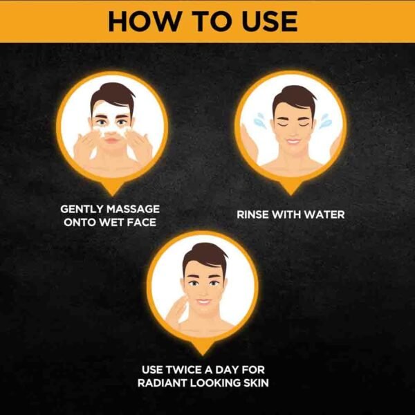 Garnier Men Power White Anti-Pollution Double Action Facewash, 100gm - Image 7