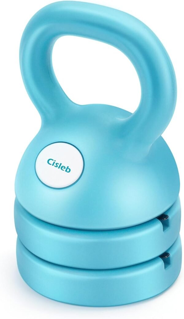 Adjustable Kettlebell Weight Set: 3-in-1 Kettlebells (5lbs 8lbs 12lbs) for Home Gym Full-Body Workout Strength Training Weight Loss | Good for Beginners - Image 2