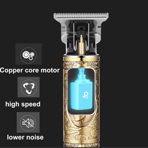 Professional Hair Trimmer Hair Clippers for Men Zero Gapped T-Blade Shaver Hair Cutting Electric Beard Trimmer Mens Grooming Kit with LCD Display Gifts for Men Fathers Boys - Image 6