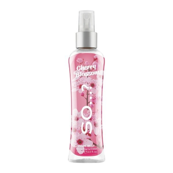 So…? Cherry Blossom Body Mist Floral Perfume for Women - Peach, Rose, Cedarwood Notes - Body Spray for Women - Gifts for Women - 3.5 oz - Image 2
