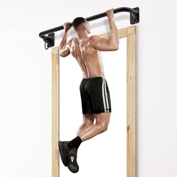 SELEWARE Heavy Duty Welded Pull Up Bar, Versatile Doorway Wall Mount, Joist Mounted, and Ceiling Mounted Chin Up Bars, Thick Metal Sturdy Construction for Full Body Workouts Support 500 lbs - Image 6