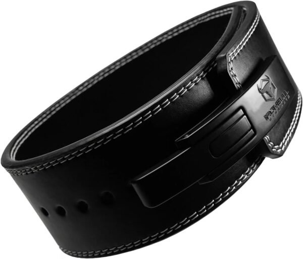 Lever Weightlifting Belt – 10mm Lever Belt for Squats & deadlift – Lever Lifting Belt for Men & Women - Lower Back Support Belt for Weight Lifting, Gym, Fitness & Weight Training - Image 2