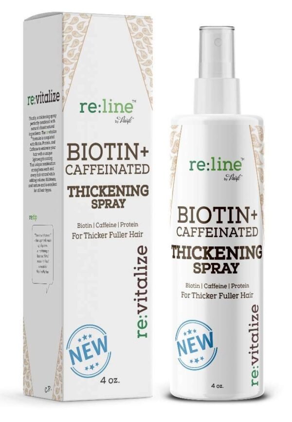 Biotin Hair Thickening Spray for Volume and Growth - NATURAL Volumizer with CAFFEINE for Thicker, Fuller Hair in Seconds - Image 3
