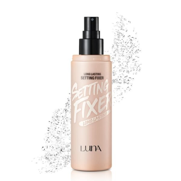LUNA Long Lasting Setting Fixer Spray 3.3 fl oz, Weightless with Micro-Fine Mist, Natural Finish, Non-Drying Formula for All Skin Types, Korean Makeup - Image 2