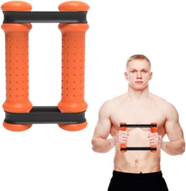 Rip Stick Efficient Upper Body Workout Equipment,Rip Muscle Workout Stick, Adjustable Resistance Bands with Wooden Handles, Portable Exercise Equipment, 8 Ripstick Bands - Image 2