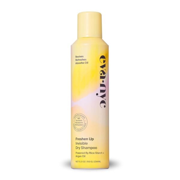 Eva NYC Freshen Up Invisible Dry Shampoo, Cleansing Dry Shampoo for Women of All Hair Types, Non Toxic Shampoo with Argan Oil & Rice Starch, GMO-Free Hair Dry Shampoo, Leaves No White Residue, 5.3 oz - Image 2