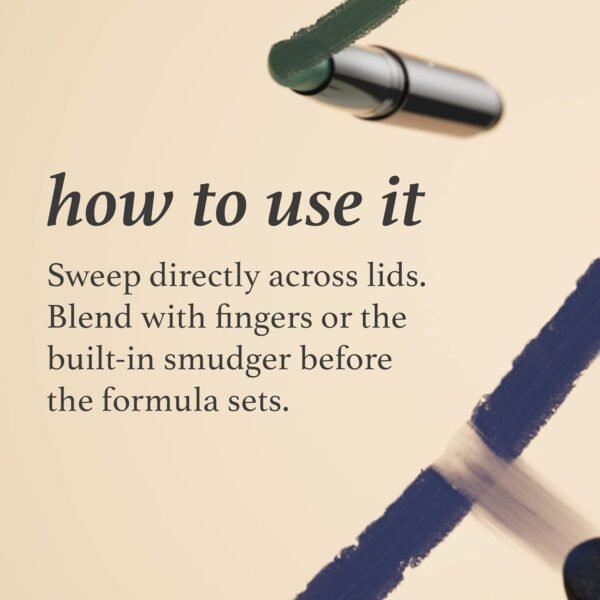 Julep Eyeshadow 101 Crème-to-Powder Waterproof Eyeshadow Stick – Pearl Shimmer – Long-Lasting, Crease-Proof, Light Golden-Beige Shimmer Cream Eyeshadow with Built-in Smudger - Image 9