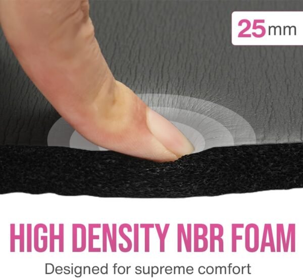 Knee Pad Cushion - Extra Thick 1 inch (25mm) for Pain Free Yoga - Includes Breathable Mesh Bag for Easy Travel and Storage (Does Not Include Yoga Mat) - Image 7