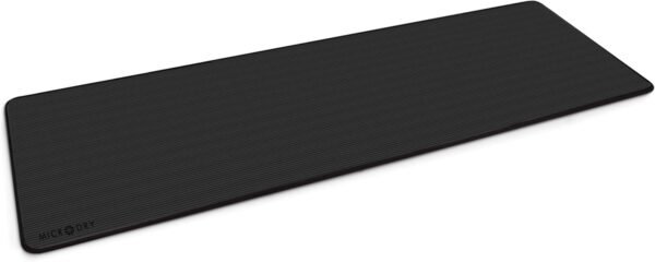 MICRODRY Deluxe Fitness Exercise Yoga Mat for Home & Gym, Extra Thick for High Impact Training, Multi Layered Skid Resistant Surface, Odor Neutralizing with Carrying Strap - Image 3