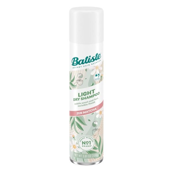 Batiste Light Dry Shampoo, Zen Matcha, Invisible Finish, Refresh Hair & Absorb Oil Between Washes, 3.81 Oz - Image 2