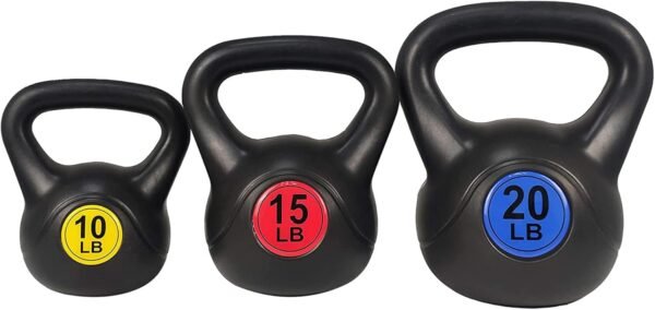 BalanceFrom Wide Grip Kettlebell Exercise Fitness Weight Set, Multiple Sizes - Image 11