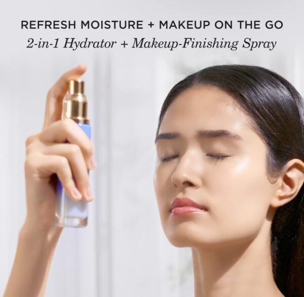 Tatcha Luminous Dewy Skin Mist | 2-in-1 Hydrator & Finishing Spray with Hyaluronic Acid for a Dewy Glow | 1.35 oz - Image 5