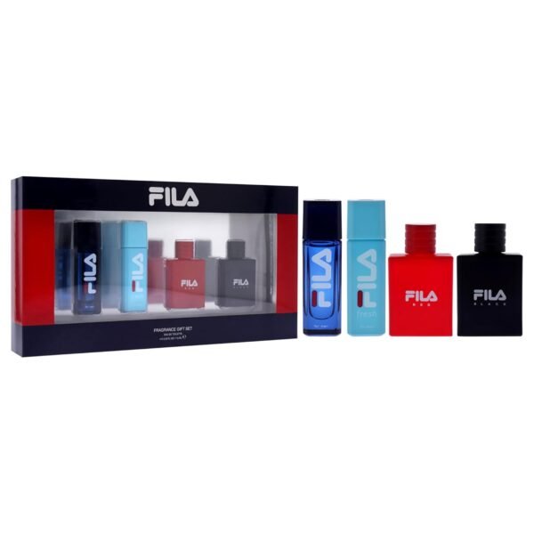 Fila Cologne Giftset for Men - Cool, Clean And Refreshing Perfumes for Men - Long Lasting Fragrances - Trendy, Portable Bottle Design - 4 Pc - Image 5