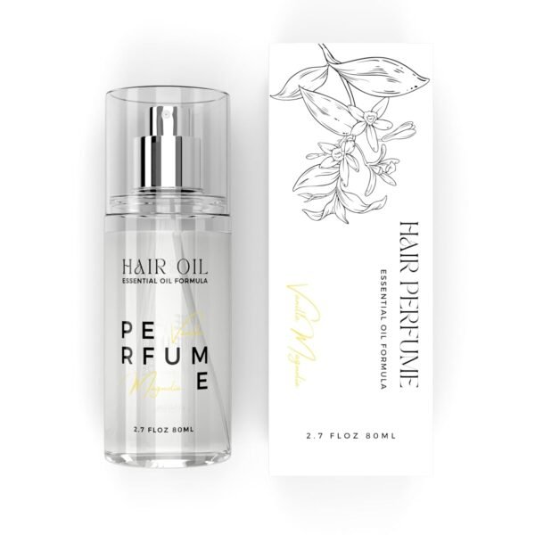 Hair Perfume Oil for Women, Argan Oil Heat Protection Spray for Frizzy and Damaged Hair, Nourishing & Smooth Long Lasting Fragrance Mist with Keratin & Elastin (Vanilla Magnolia) 2.7 fl oz - Image 2