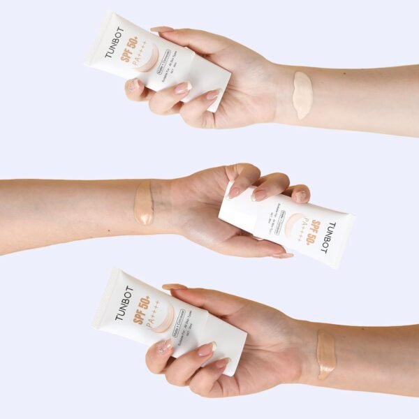 TUNBOT Long Lasting Concealer Foundation, SPF 50, Makeup to Cover Facial Imperfections, Unscented Foundation for All Skin Types (30ml) Valentine's Day gift - Image 4
