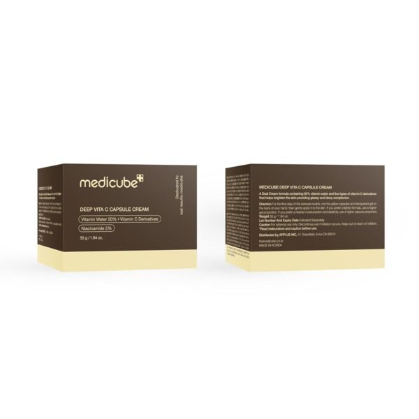 Medicube Deep Vitamin C Golden Capsule Face Moisturizer - Liposome Capsules For Wrinkles, Skin Radiance - Transparent Gel for Glow Hydration - Korean Skin Care 1.94 oz - Image 7
