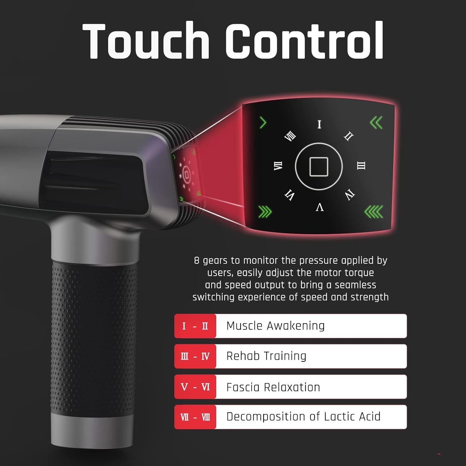 Valentines Day Gifts for Him Her-Massage Gun Deep Tissue,Mens Gifts,Gifts for Boyfriend Him Her,Mothers Fathers Gifts,Birthday Gifts for Women Mom(Gray) - Image 6