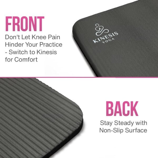 Knee Pad Cushion - Extra Thick 1 inch (25mm) for Pain Free Yoga - Includes Breathable Mesh Bag for Easy Travel and Storage (Does Not Include Yoga Mat) - Image 6