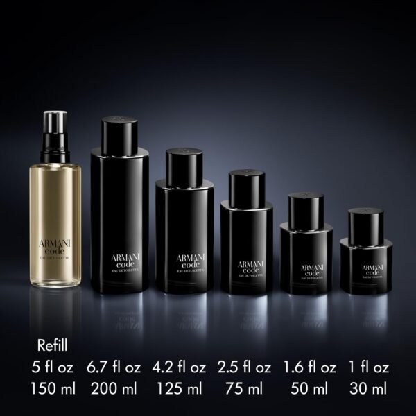 Armani Beauty- Code - Eau de Toilette - Cologne for Men - Ambery Woody Fragrance - Citrus, Lavandin, Tonka Bean Notes - Image 6
