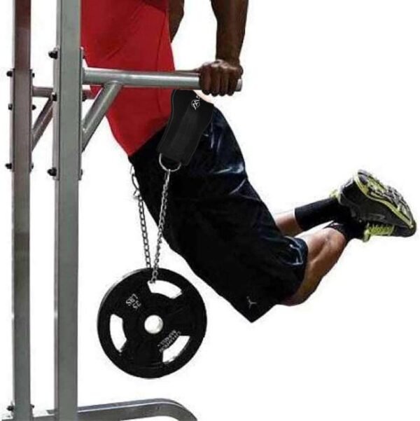 Dip Belt for Weightlifting - Heavy-Duty Steel Chain for Pull-Ups, Dips, Squats, and Bodybuilding - Comfortable Neoprene Support for Gym Training - Ideal for Men & Women - Image 3
