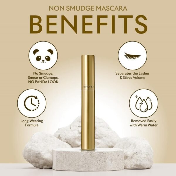SEACRET Volume Length Mascara - Black Tubing Mascara for Thickening & Non-Smudge Wear, Thickening Mascara, Volumizing Mascara - Image 7